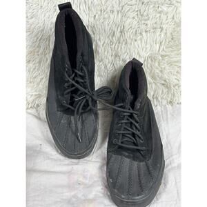 Vans Black High Top Lace Up ScotchGard Sneakers Shoes Size Men 10.5 Women 12